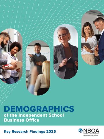 Cover of Demographics of the Independent School Business Office (nonmember price)